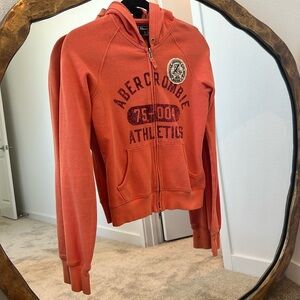 Wm’s Small Vintage Abercrombie & Fitch Orange Hoodie